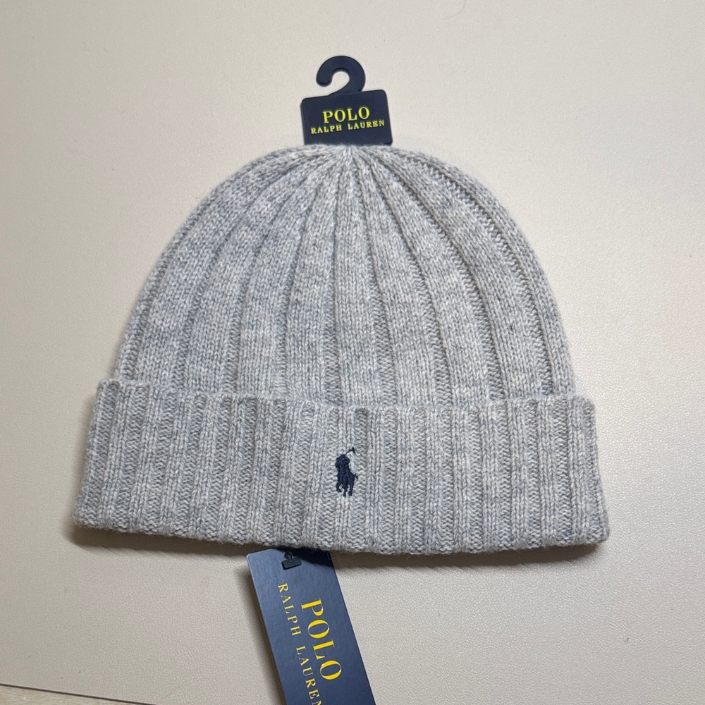 Polo Ralph Lauren Unisex Gray Knit Beanie